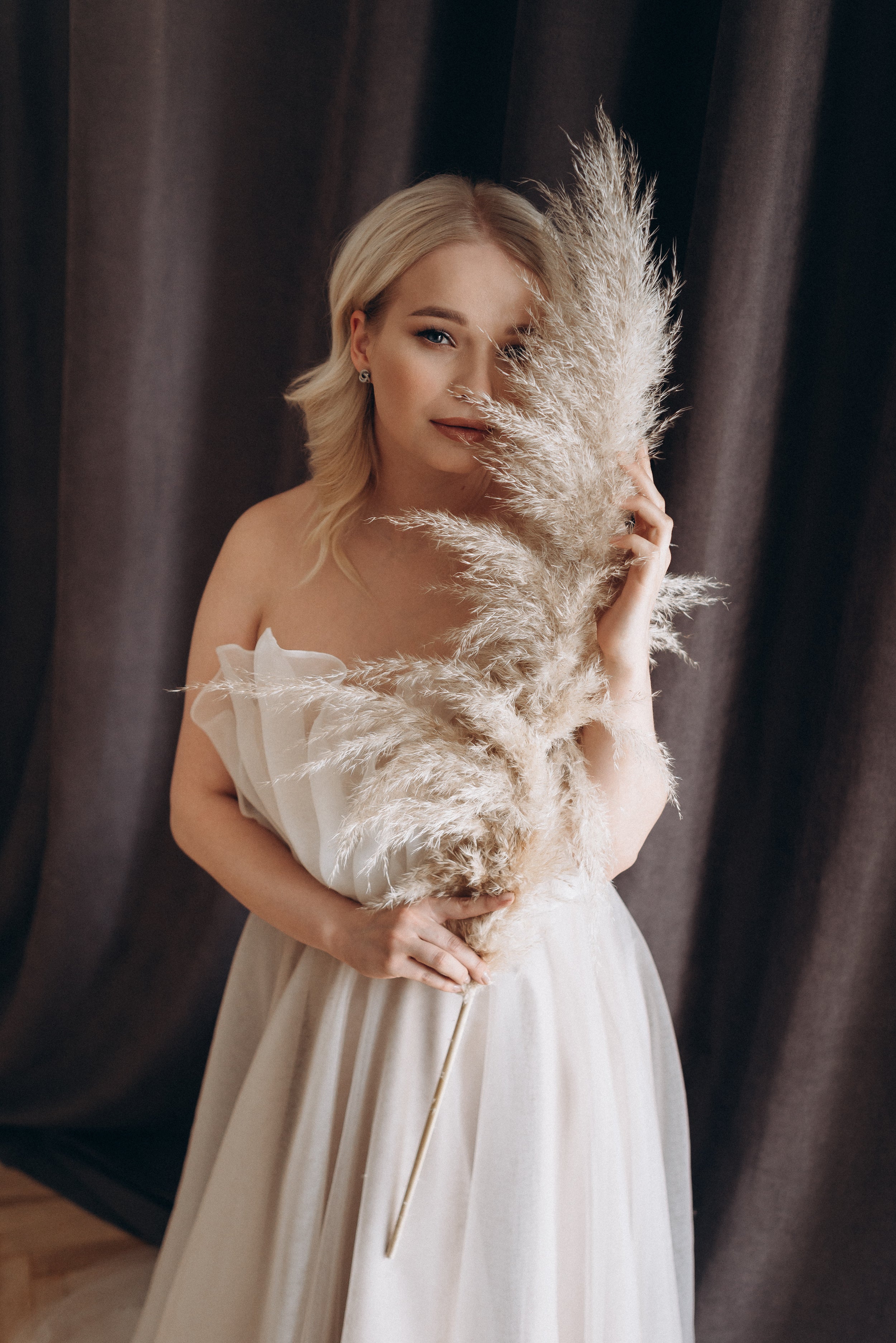 "Peony" Cappuccino Corset Wedding Dress