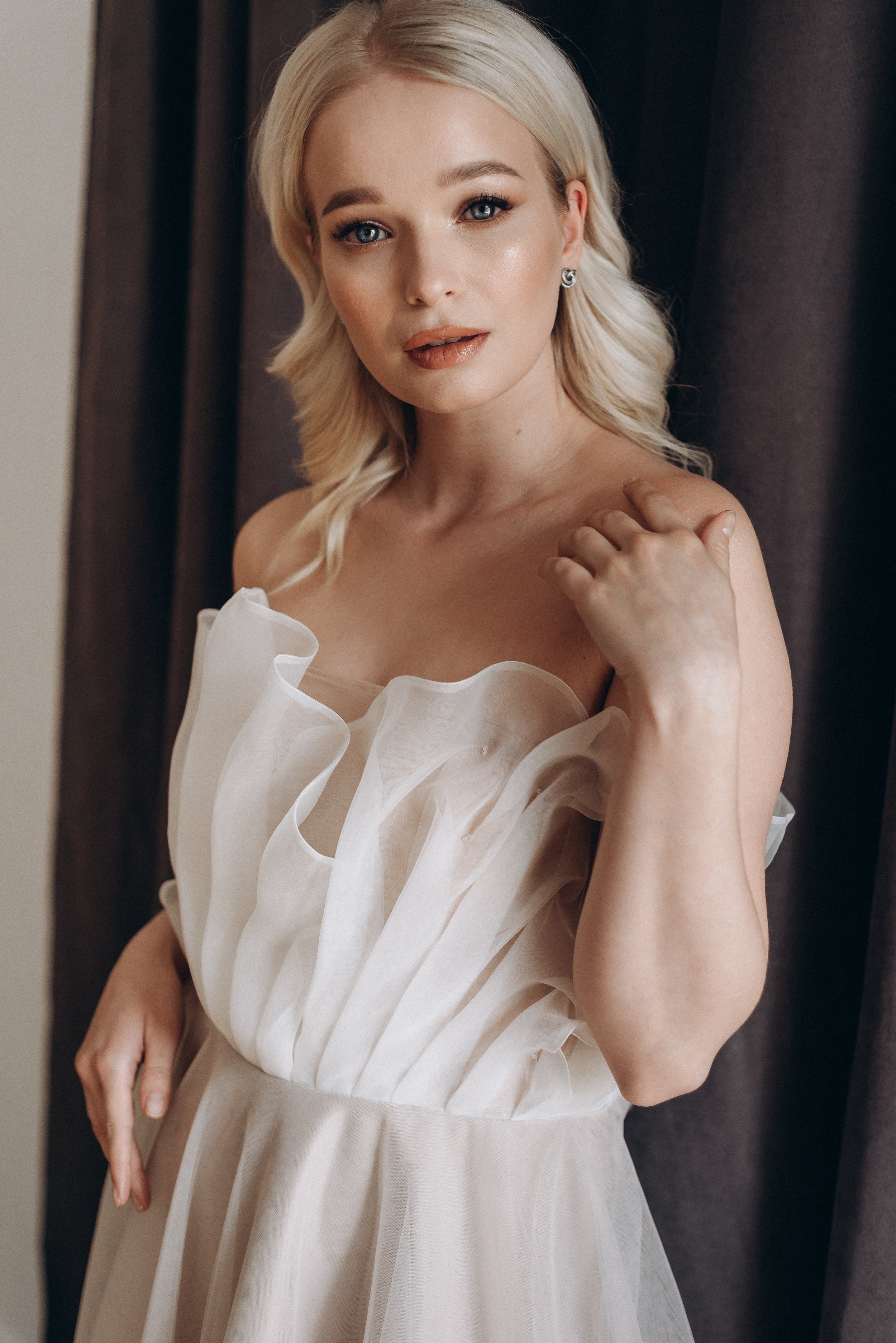 "Peony" Cappuccino Corset Wedding Dress