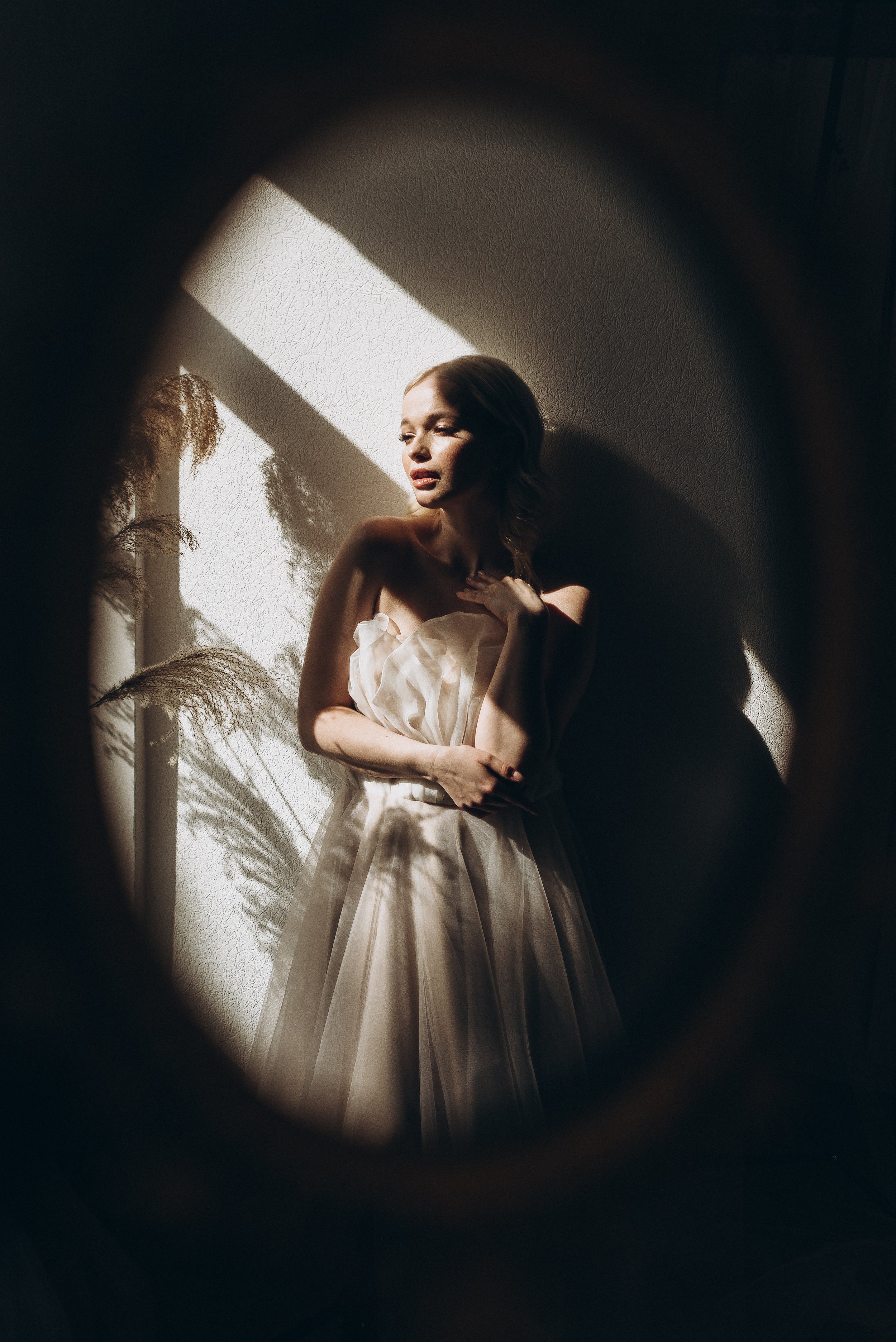 "Peony" Cappuccino Corset Wedding Dress